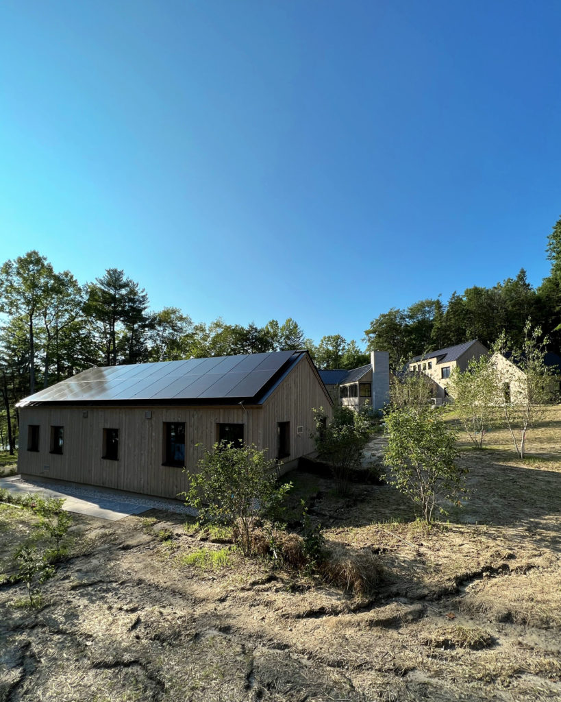 Home in Salisbury, CT, that utilizes Messana Controls to provide hydronic heating and cooling.