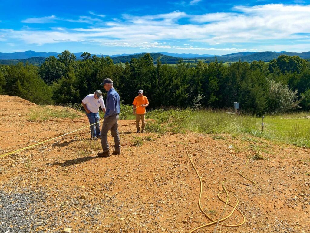 View from new construction project in Rockbridge County, VA.