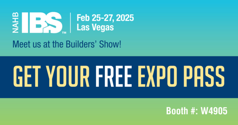 Messana IBS Booth Graphic with free attendee pass to the International Builders' Show 2024.