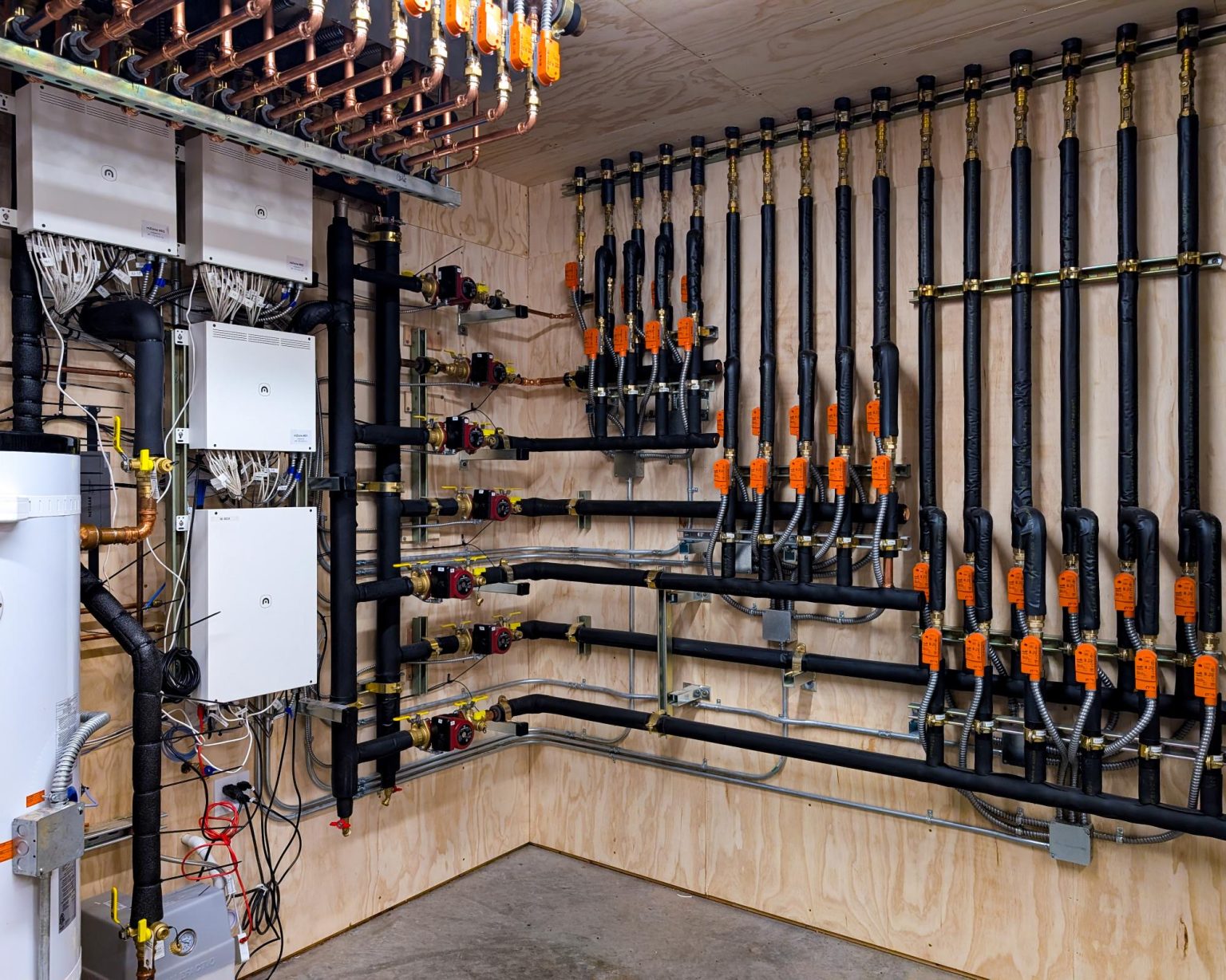 Messana Controls managing a complex hydronic system.