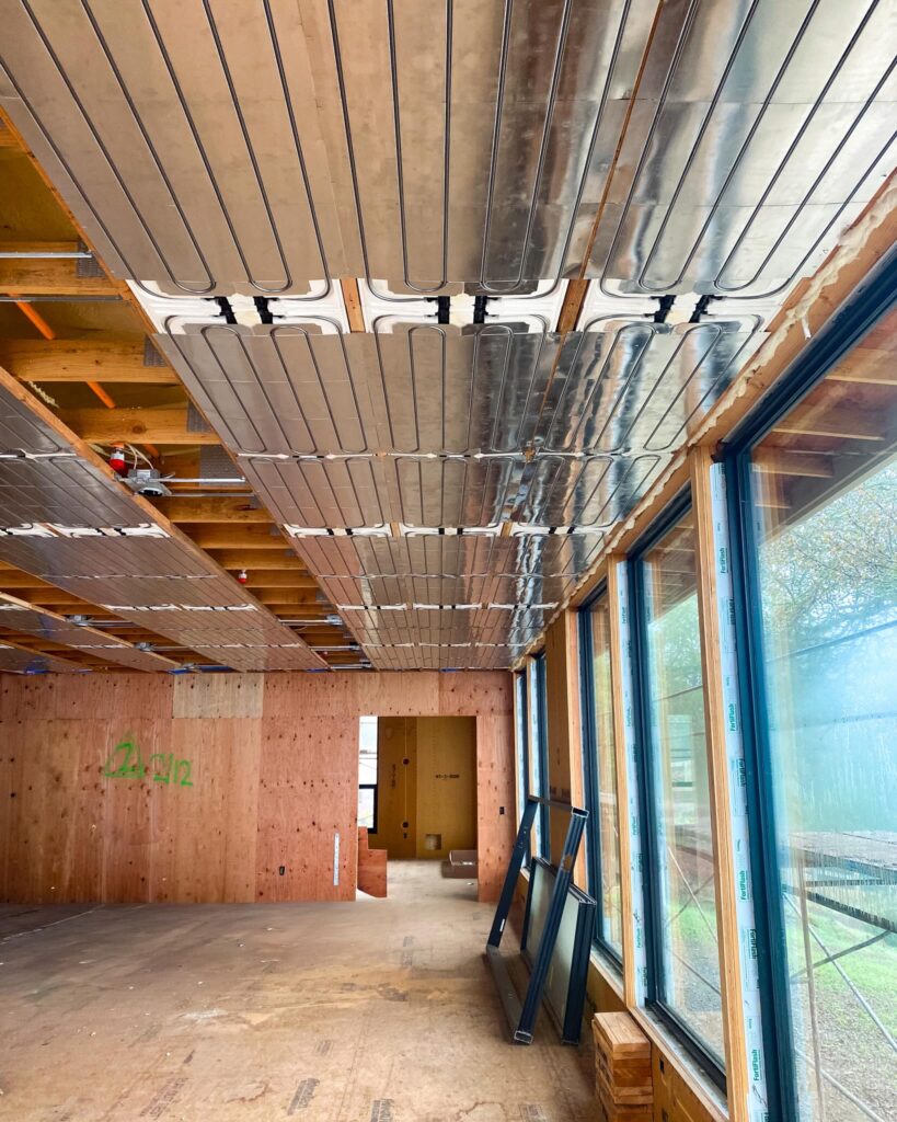 Ray Magic® NK hydronic radiant ceiling system for heating and cooling.